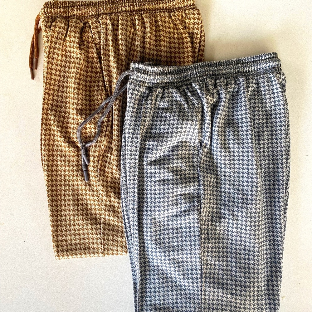 MAN boohoo man houndstooth pants